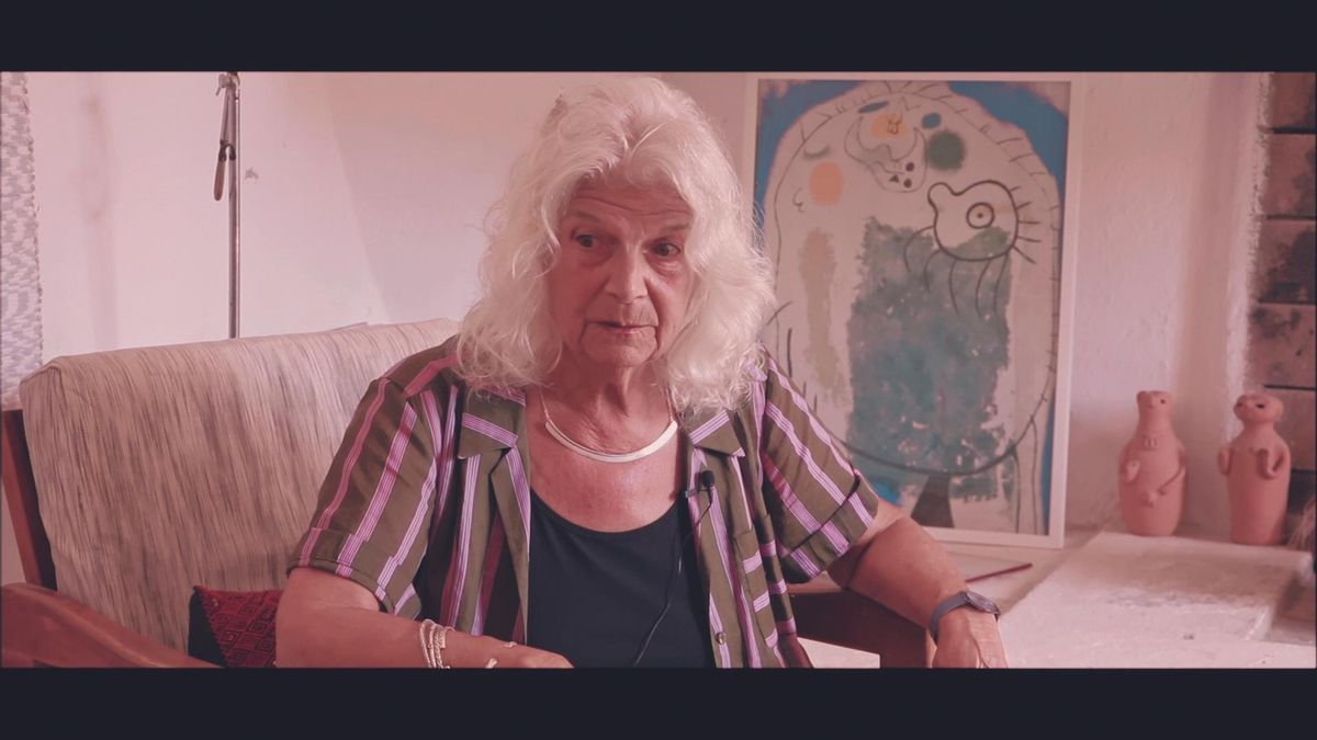 Entrevista a Melba Levick para el documental 'Peluts i altres forasters a Formentera'.