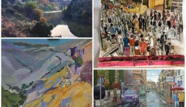 Arte tomellosero en las redes: cuatro obras, cuatro estilos