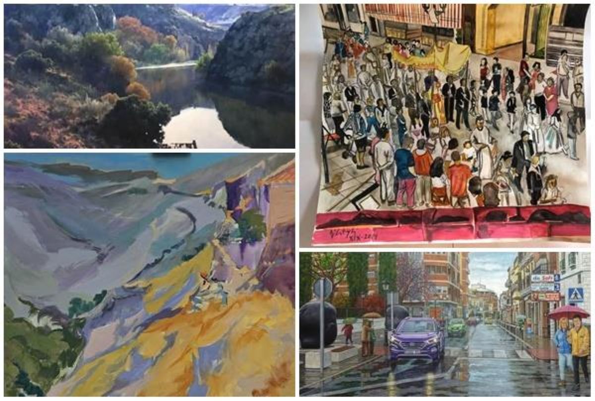 Arte tomellosero en las redes: cuatro obras, cuatro estilos
