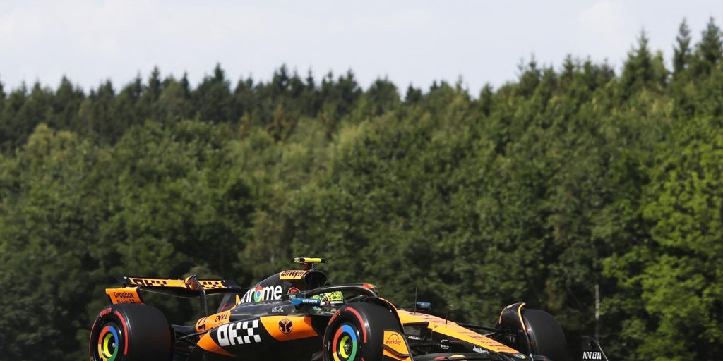 Norris se queda la pole en Spa y Aston Martin toca fondo