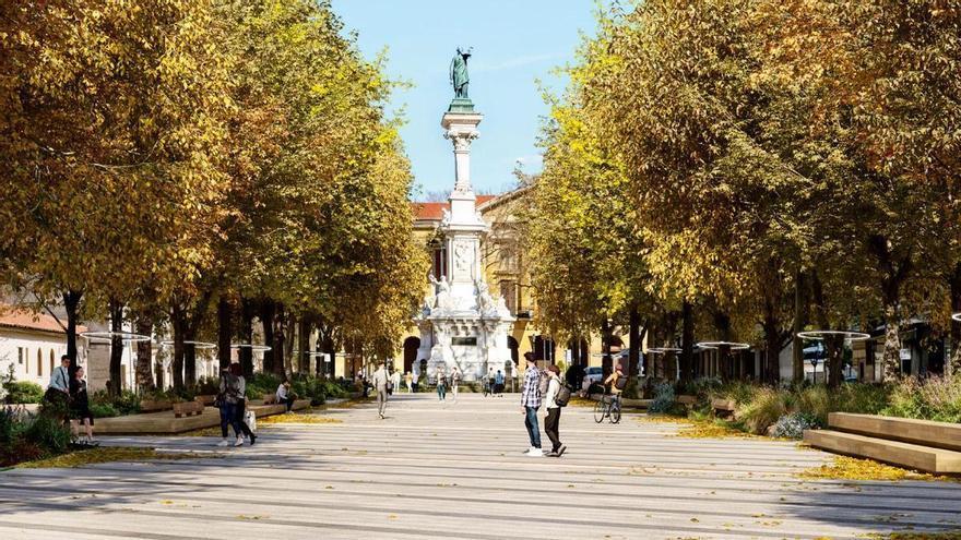 Las obras del paseo de Sarasate comenzarán la tercera semana de agosto