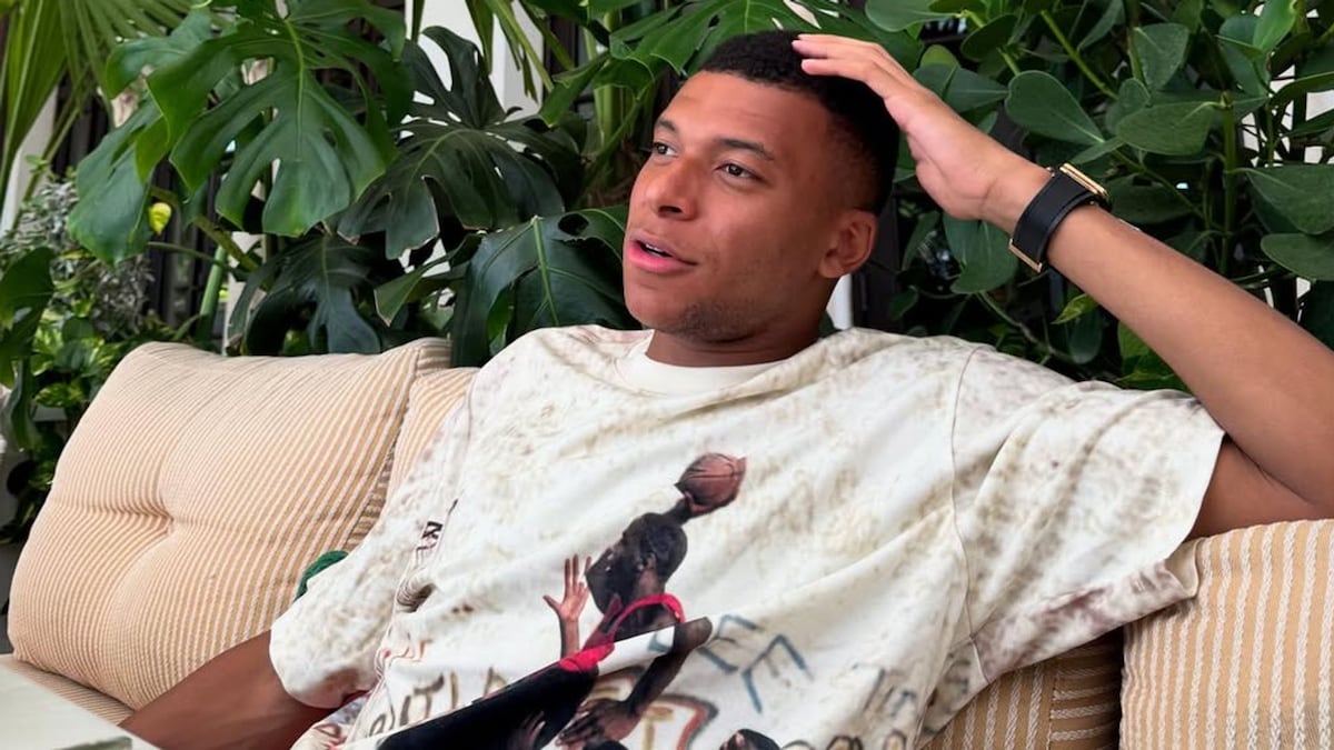 así descansa Mbappé en el Caribe