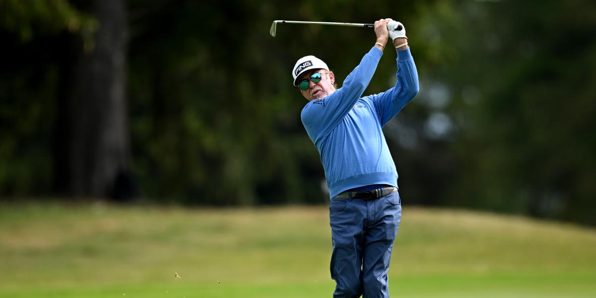 Jiménez empieza fuerte el Senior British, con bailecito tras un eagle tremendo