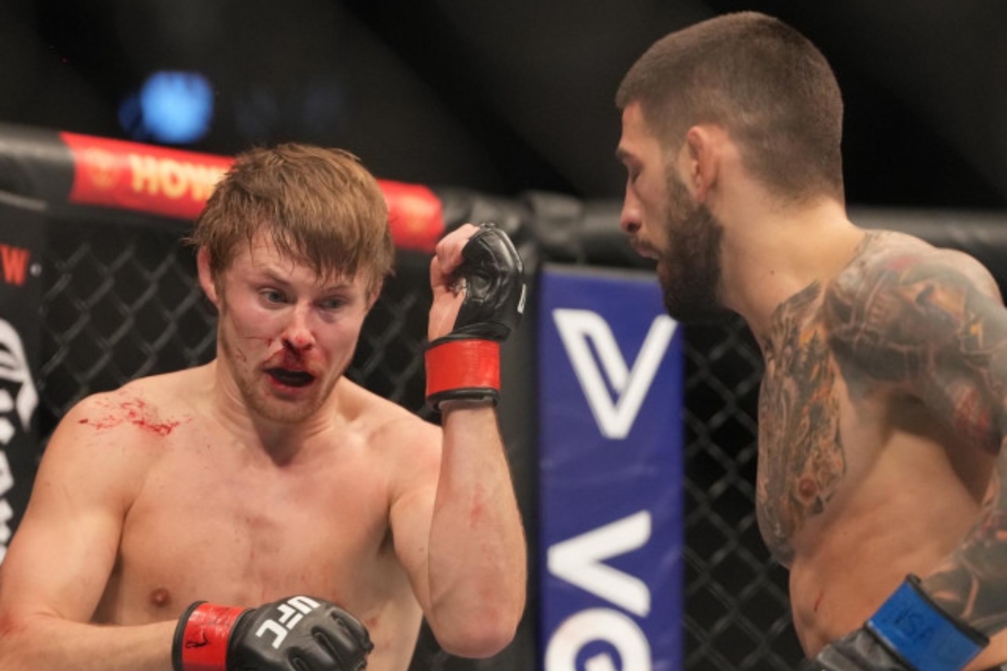 Bryce Mitchell ante Ilia Topuria.