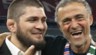 «1, 2, 3... !Hala Madrid!» La broma de una leyenda de la UFC a Luis Enrique tras ganar la Champions