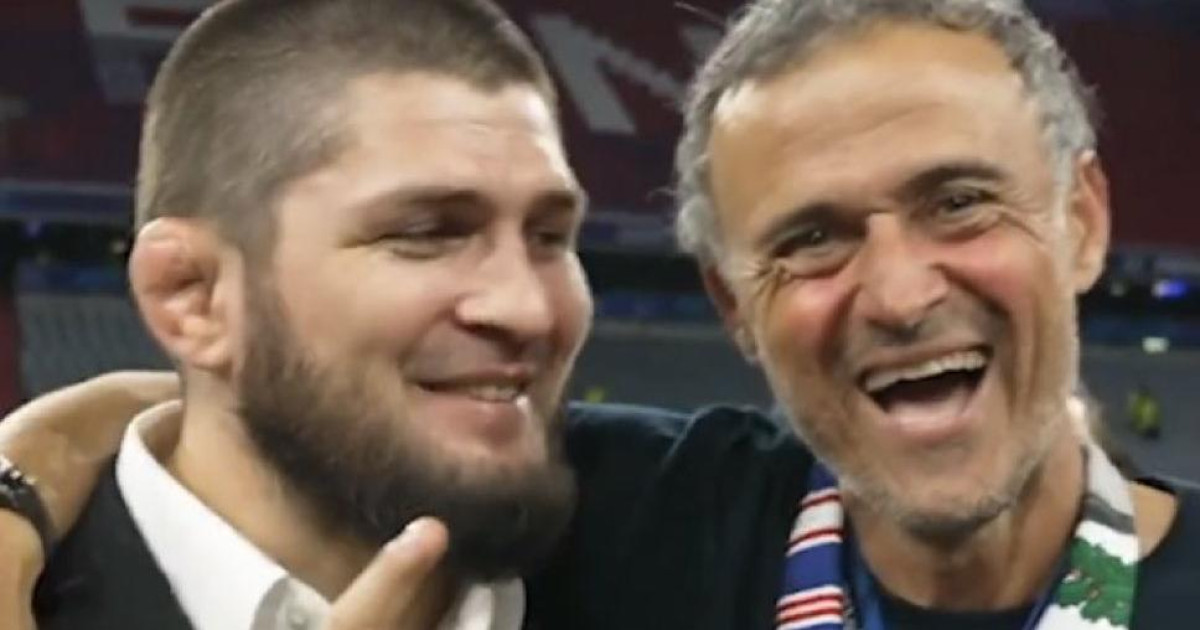 «1, 2, 3... !Hala Madrid!» La broma de una leyenda de la UFC a Luis Enrique tras ganar la Champions