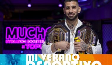 Cuando Topuria se fue con prisa a jugar al fútbol