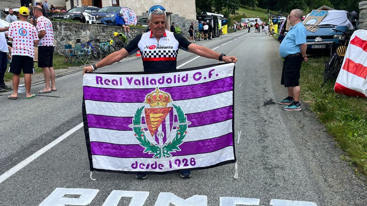 "Iván Romeo sonrío al ver mi bandera en Hautacam y Mont Ventoux"