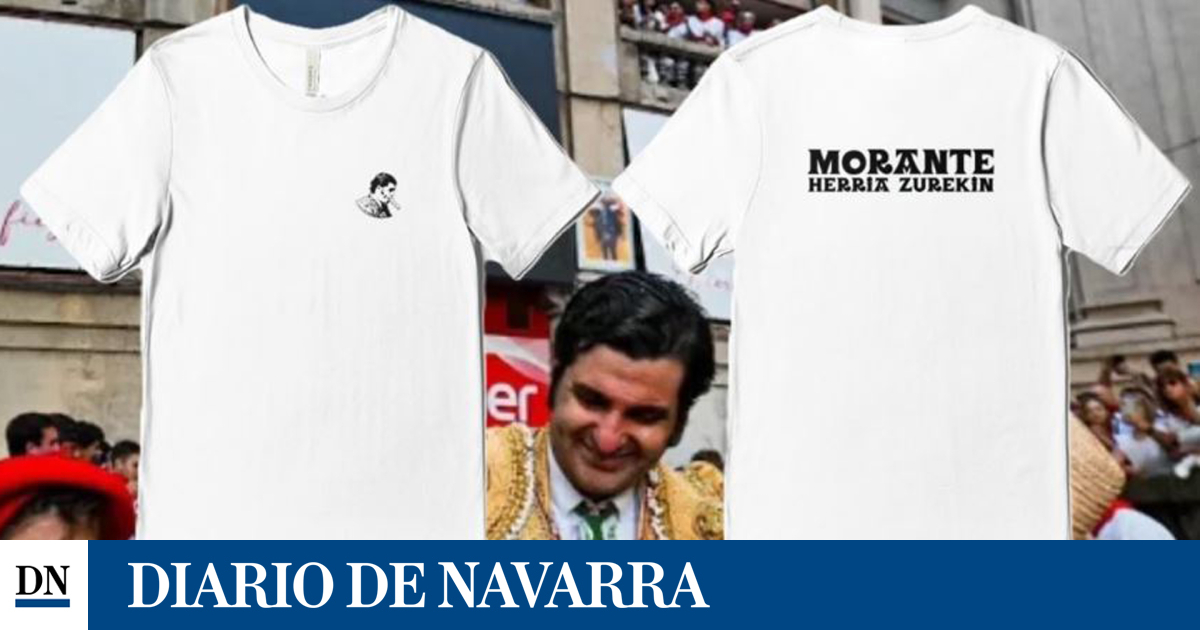 camisetas de apoyo para recibir a Morante de la Puebla en Azpeitia