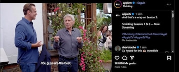 Harrison Ford se mostró agradecido