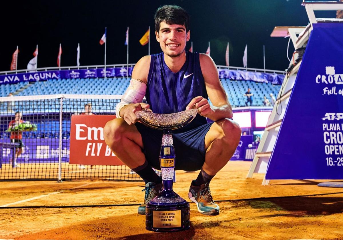 De Umag 2021 al campeón de hoy: cuatro años del camino increíble de Carlos Alcaraz
