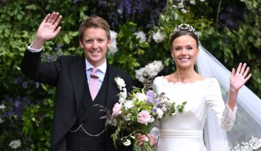 El duque de Westminster y Olivia Henson, padres de su primer hijo