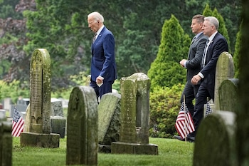 Joe Biden en la iglesia