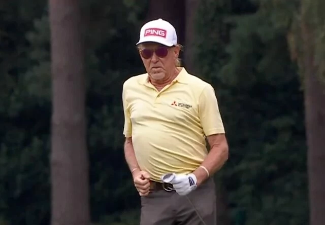 Jiménez en el Senior Open © The Open