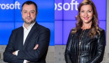 David Hernández y Silvia Hernández, de Microsoft España