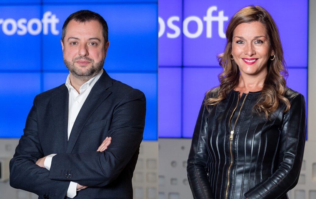 David Hernández y Silvia Hernández, de Microsoft España