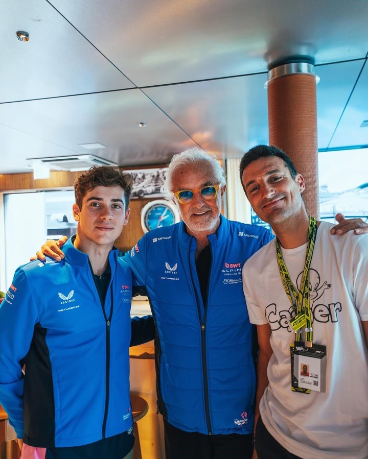 Scaloni dijo que "es un orgullo tener a Colapinto en la F1" (FOTO: Alpine).