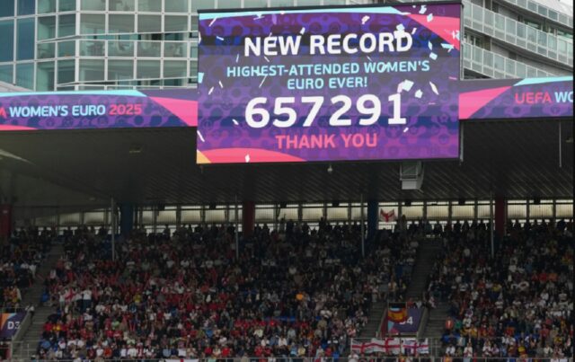La Eurocopa Femenina batió récord de asistencia en las gradas La Eurocopa Femenina batió récord de asistencia en las gradas