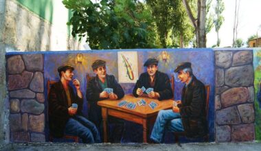 Los seis murales que el artista Ángel Pérez Dimas ha pintado en Zarzuela del Monte