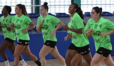 Las jugadoras del CBM Elche durante la primera sesión de la pretemporada