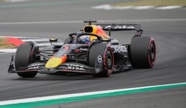 Max Verstappen durante la clasificación del GP de Gran Bretaña este sábado.