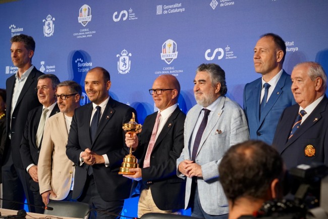 Camiral se presenta al mundo como la sede de la Ryder Cup 2031 con el objetivo de hacer historia