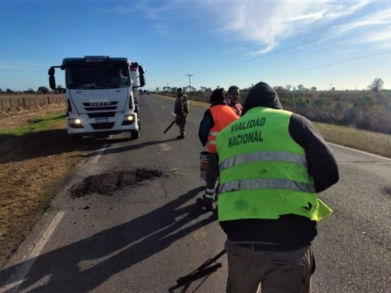 Arreglos en la Ruta Nacional 11 aparecen luego de un impactante accidente