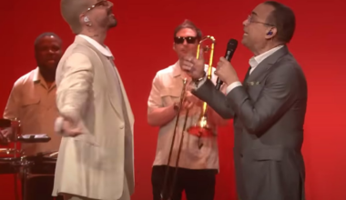 Gilberto Santa Rosa y J Balvin encienden el show de Jimmy Fallon
