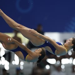 Las parejas españolas, fuera de las finales de saltos sincronizados