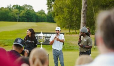 Evan Peña, la joven promesa del golf boricua, brilla en la parada de Londres de la liga de Stephen Curry