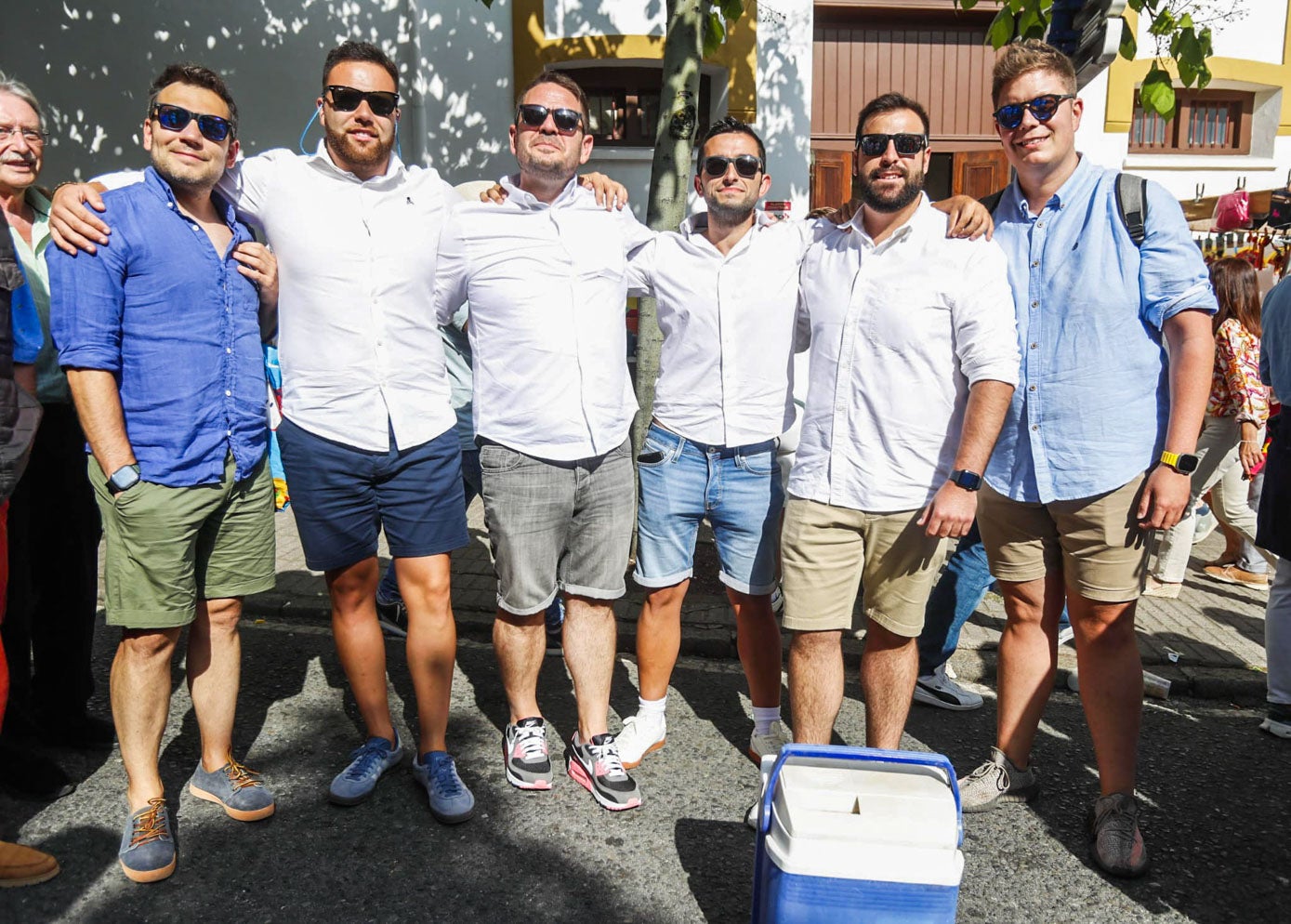 Felipe Juárez, Steven Ortega, Alfonso García, Alberto Guerra, Andrés Martínez y Rafael Álvarez. 