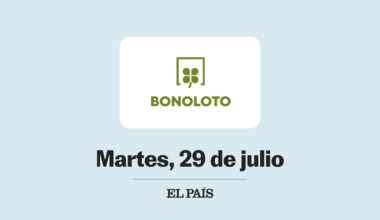 Sorteo Bonoloto martes 29 julio 2025