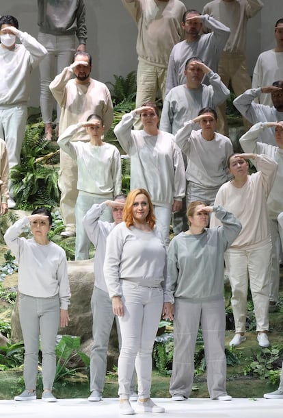 Anja Kampe (Ortrud), en el primer acto de ‘Lohengrin’.