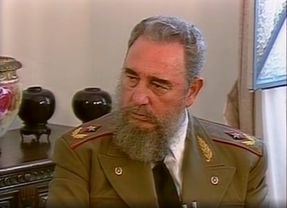 El dictador cubano Fidel Castro también fue uno de los líderes extranjeros entrevistados en el emblemático programa periodístico brasileño. 