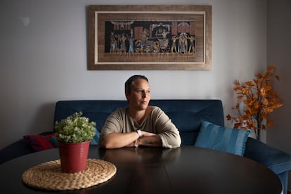 Esther Soto, en la casa de un familiar en La Algaba. 