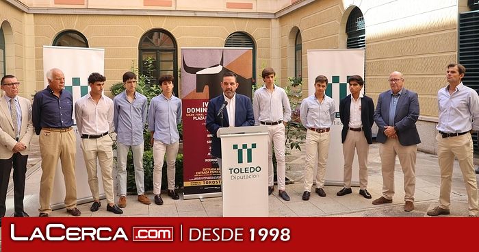La Diputación de Toledo presenta la final del IV certamen Domingo Ortega el 15 de agosto en la plaza de toros - Noticias de Toledo