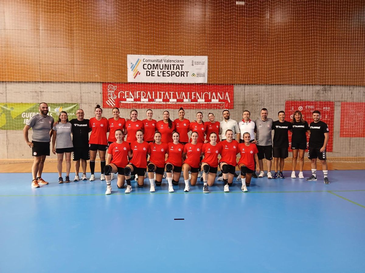 Primera plantilla del BM Morvedre durante la pretemporada.