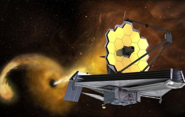 Webb captó agujeros negros devorando estrellas escondidas