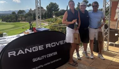 Ganadores de Primera categoría del torneo disputado en el club Golf Son Gual