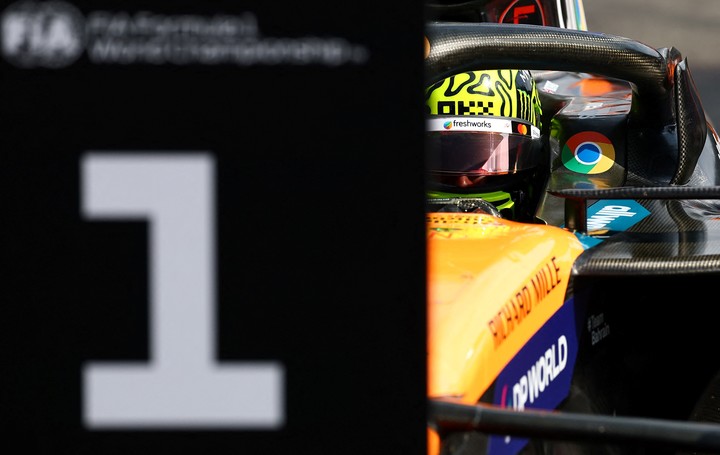 El inglés Lando Norris partirá desde la 'pole' en la carrera (REUTERS).