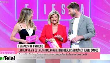 Terelu se estrenó en 'Fiesta' con dos emotivos guiños a "la jefa" María Teresa Campos: "Ella siempre lo hacía"