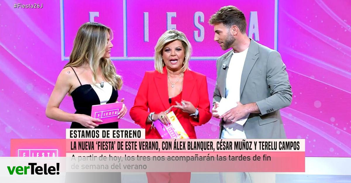 Terelu se estrenó en 'Fiesta' con dos emotivos guiños a "la jefa" María Teresa Campos: "Ella siempre lo hacía"