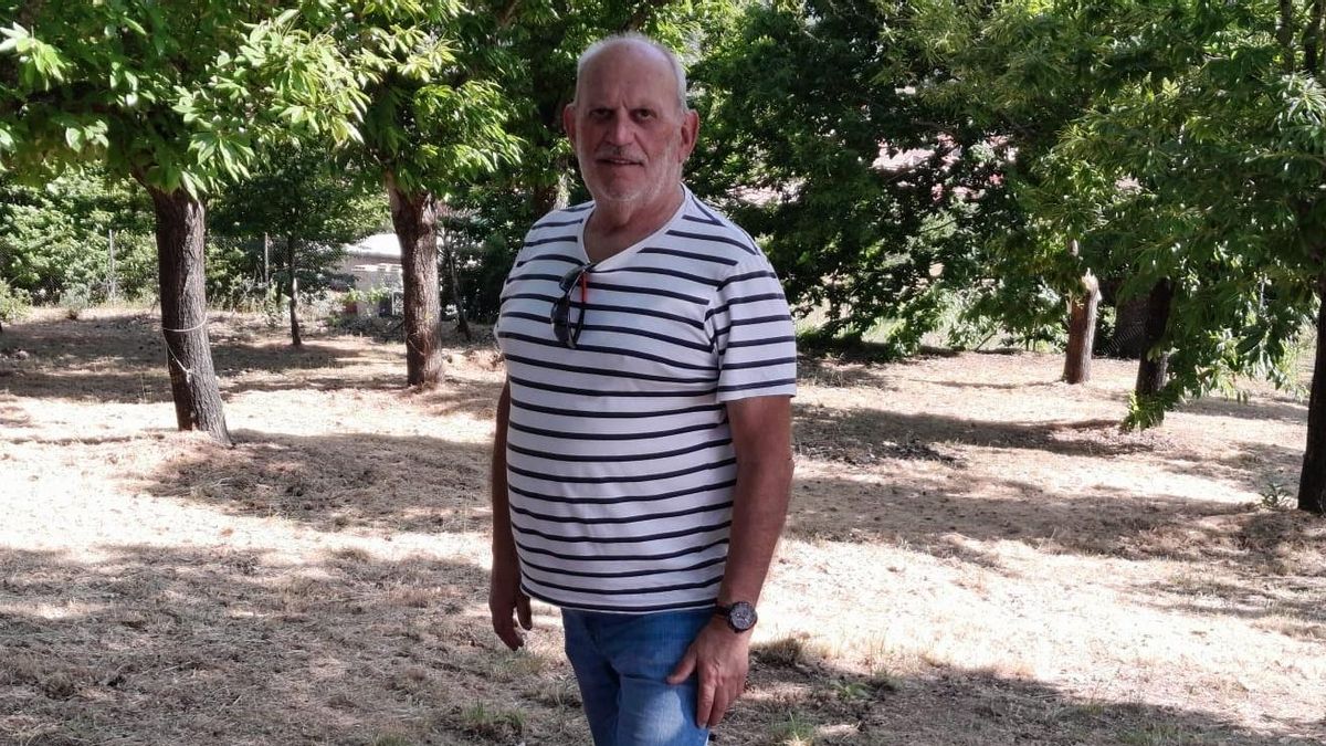 Bernard Chenot en un paraje natural de la comarca de Aliste
