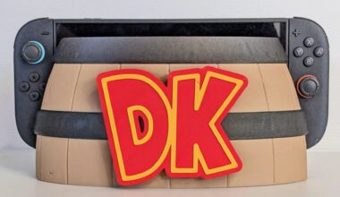 Jugador imprime en 3D esta genial cubierta de Donkey Kong para Nintendo Switch 2