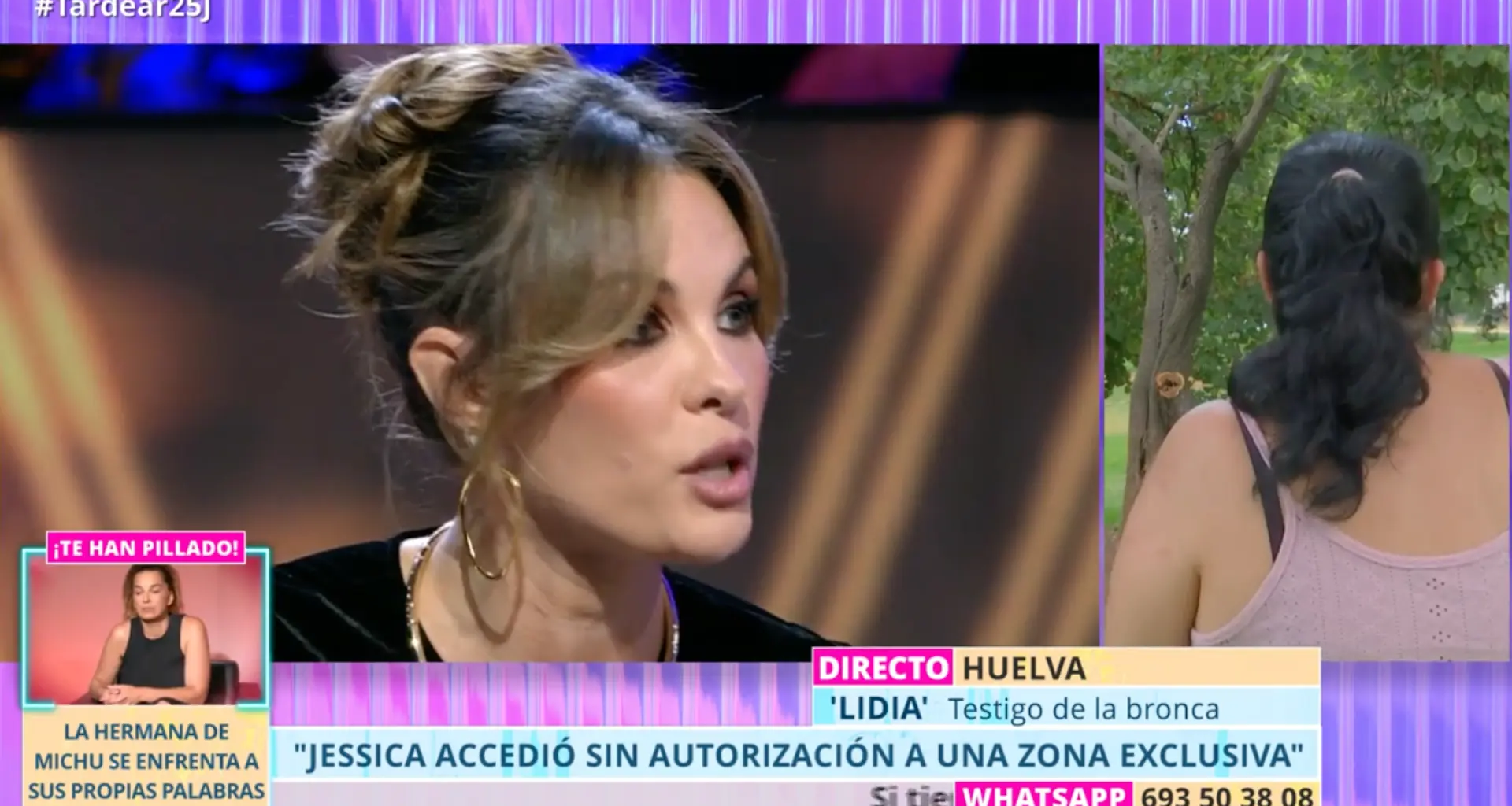Jessica Bueno podría haber tenido una disputa con la trabajadora de un hotel de lujo, según una testigo