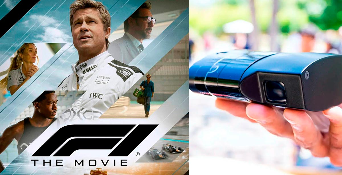 La esperada película "F1" utiliza una cámara basada en el iPhone para rodar en el interior de los coches