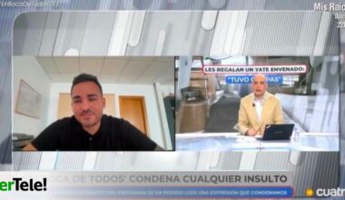 "No me parece nada bien"