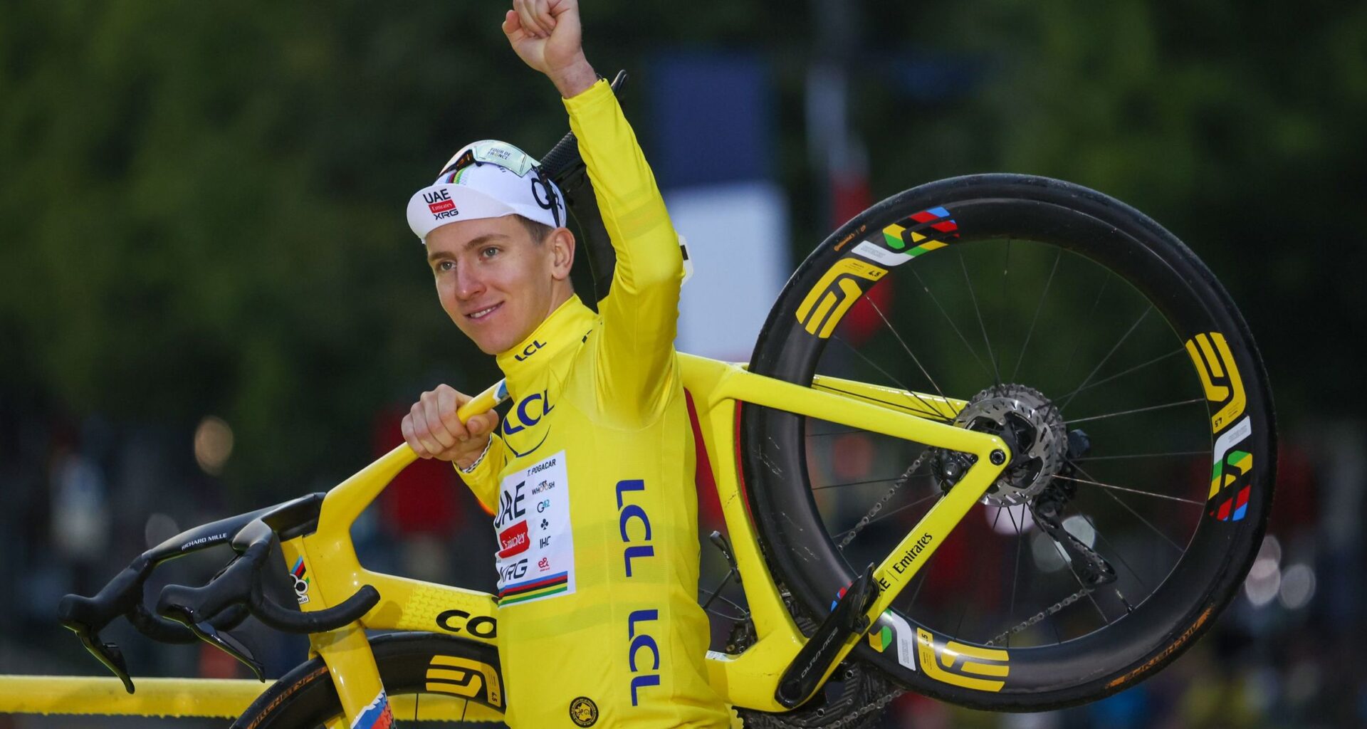 Tadej Pogacar sigue rompiendo los límites del ciclismo: Más de 1400 días ininterrumpidos siendo el líder del ranking UCI
