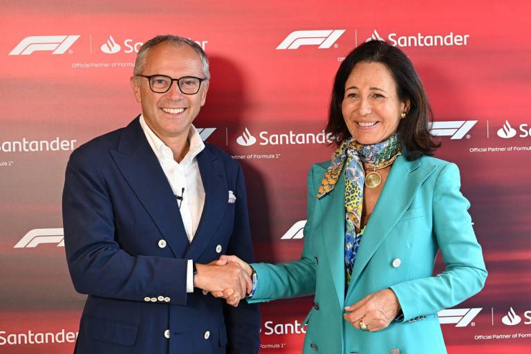 Santander será patrocinador y banco oficial de la Formula 1®