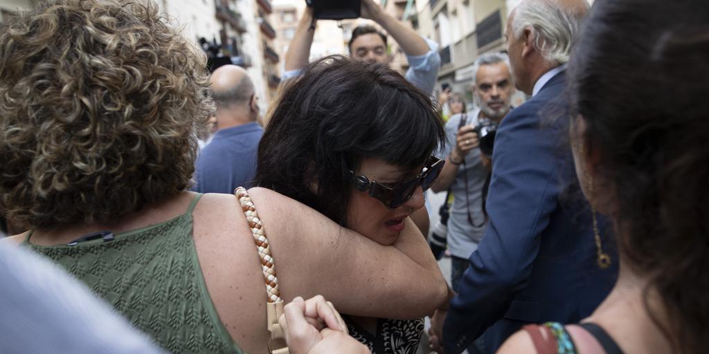 última hora de la entrega del hijo menor a su padre, Francesco Arcuri